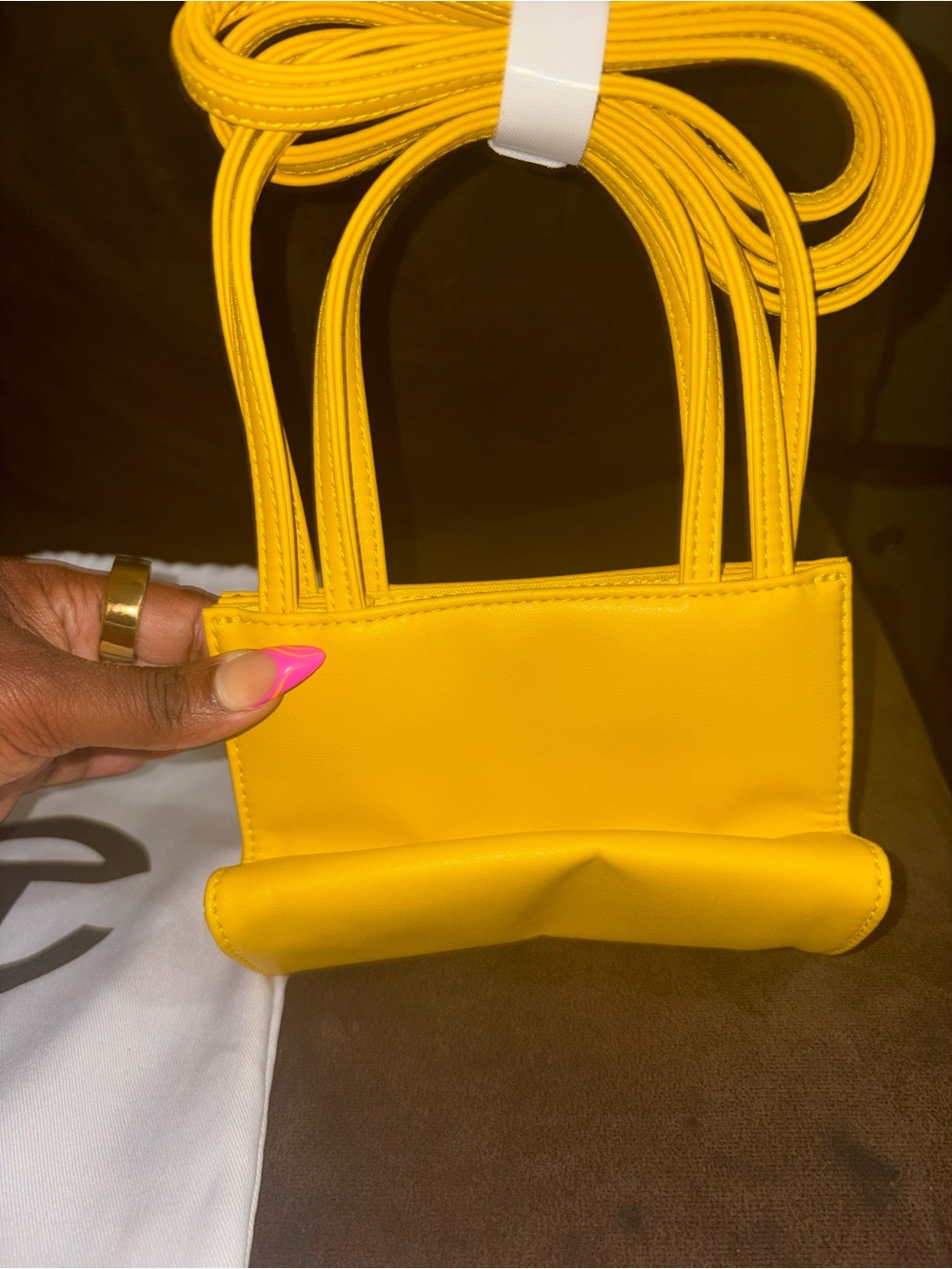 Telfar Small Yellow Shopping Bag- Brand New - Picture 6 of 8